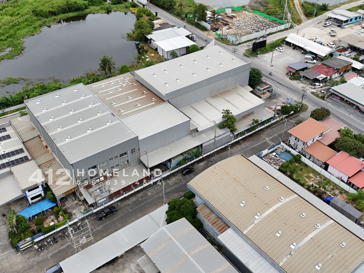 FactorySamut Prakan,Samrong : Selling/renting a factory-4,200 square meters of warehouse, with a license 4, correct, good location on the main road, big car, comfortable Bangsai - Bang Bo Samut Prakan