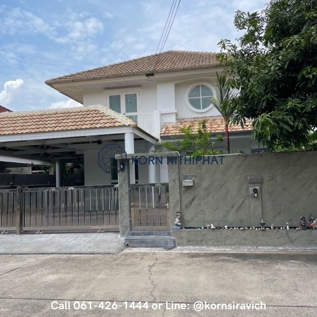 For RentHome OfficeLadkrabang, Suwannaphum Airport : Home for rent, 2 -storey detached house, Prawet area, near Suan Luang Chaloem Phrakiat Rama 9 and Nong Bon Water Sports Center