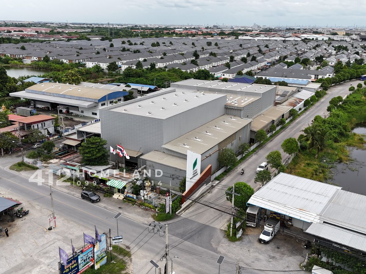 FactorySamut Prakan,Samrong : Selling/renting a factory-4,200 square meters of warehouse, with a license 4, correct, good location on the main road, big car, comfortable Bangsai - Bang Bo Samut Prakan