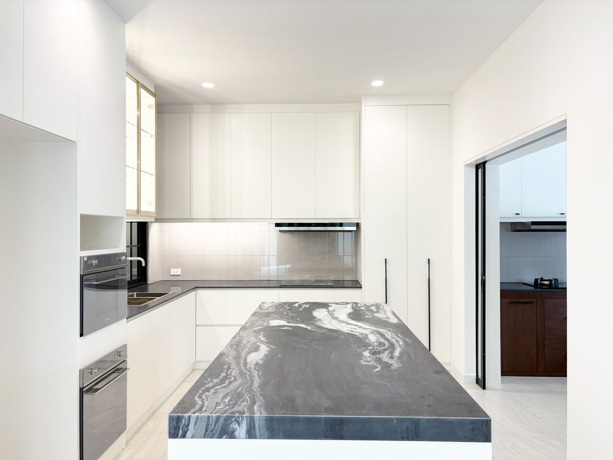 For SaleTownhomeSathorn, Narathiwat : ✨ Luxury European Classic 4-storey corner townhome — featuring 2 combined units and a grand 812 sqm. usable area, the largest in Rama III! ✨