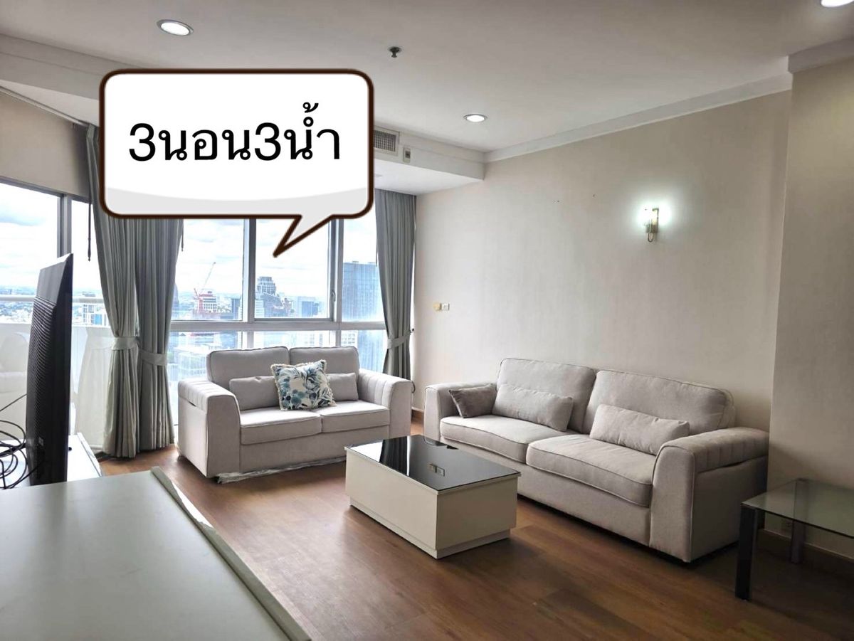 ให้เช่าคอนโดสุขุมวิท อโศก ทองหล่อ : ✅ให้เช่าห้องใหญ่3นอน รีโนเวทใหม่
Condo Waterford Diamond Sukhumvit Soi 30/1
(วอเตอร์ฟอร์ดไดมอนด์ สุขุมวิท30/1)
ใกล้BTSทองหล่อ ใกล้BTSพร้อมพงษ์