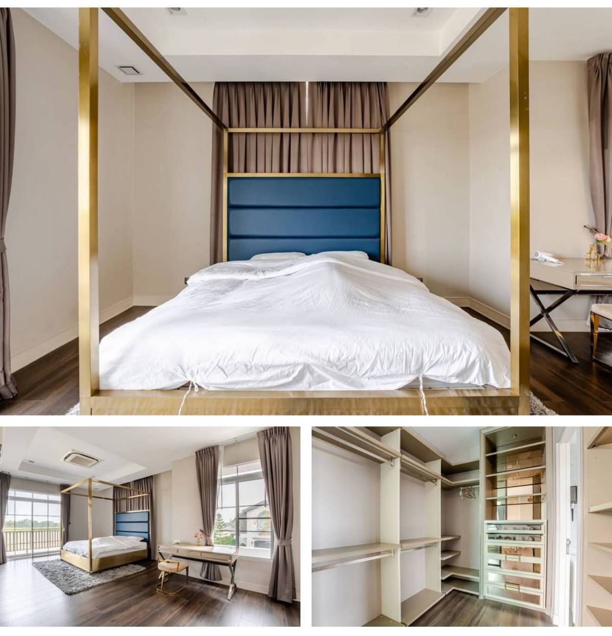 For RentHouseVipawadee, Don Mueang, Lak Si : Single house for rent 📍 Nantawan Ramintra-Paholyothin 50 📍 4 bedrooms, 4 bathrooms, fully furnished and equipped with appliances