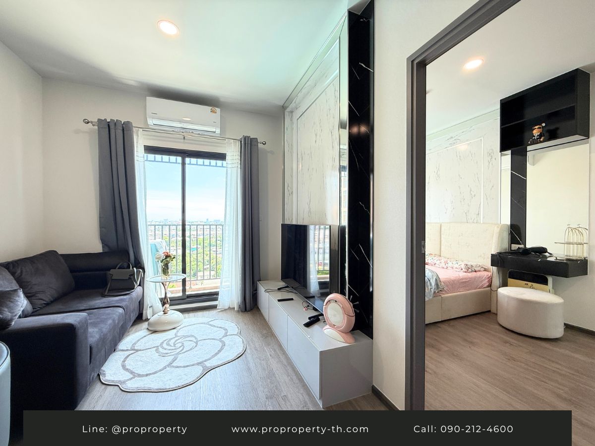 ให้เช่าคอนโดท่าพระ ตลาดพลู วุฒากาศ : ปล่อยเช่า คอนโดทำเลดี ติดรถไฟฟ้า BTS วุฒากาศ โครงการ Rich Point