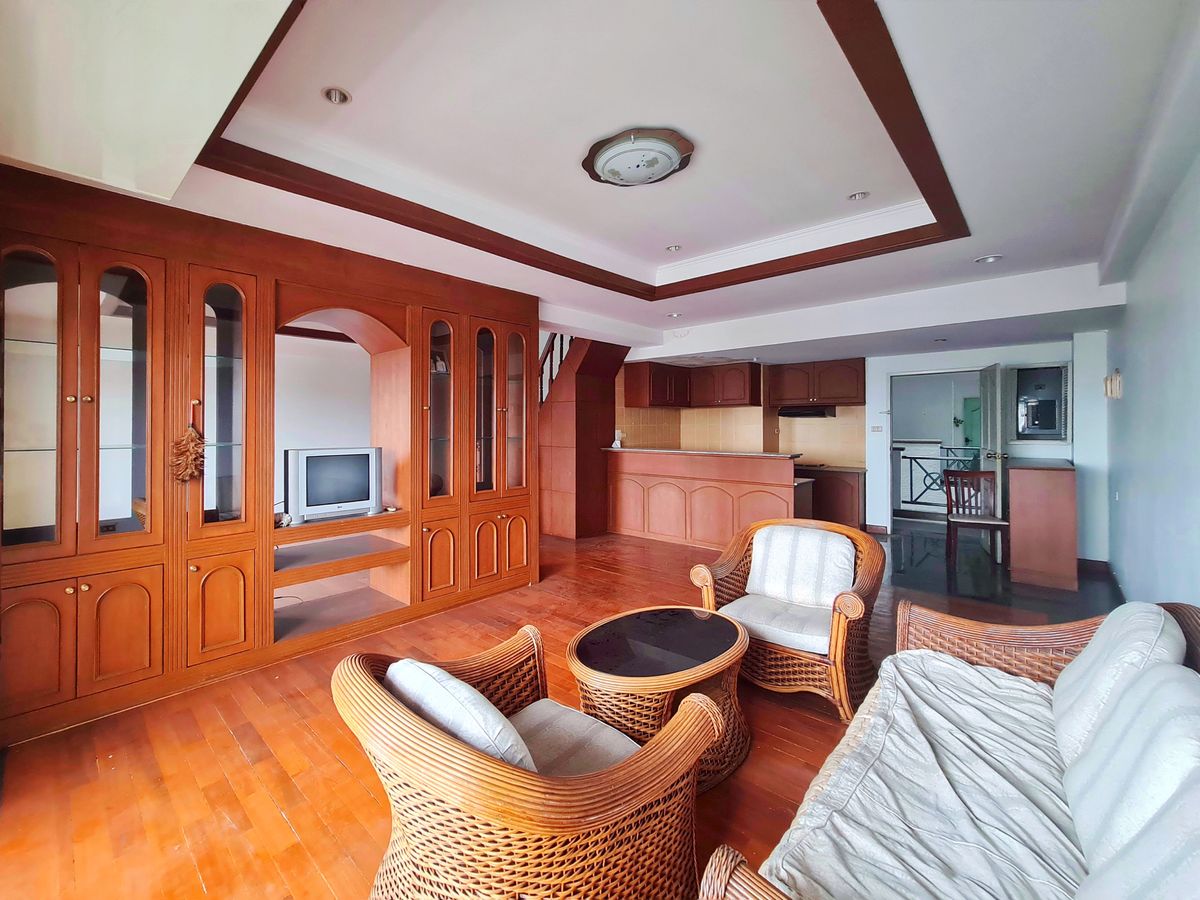 For SaleCondoKasetsart, Ratchayothin : Large Duplex condo for sale, 149 sq.m., only 450 meters from BTS Ratchayothin (Foreign Quota)