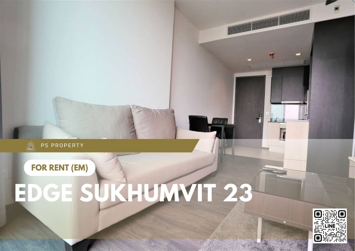 For RentCondoSukhumvit, Asoke, Thonglor : For rent ✨ Edge Sukhumvit 23 ✨ Fully furnished and equipped, near BTS Asoke