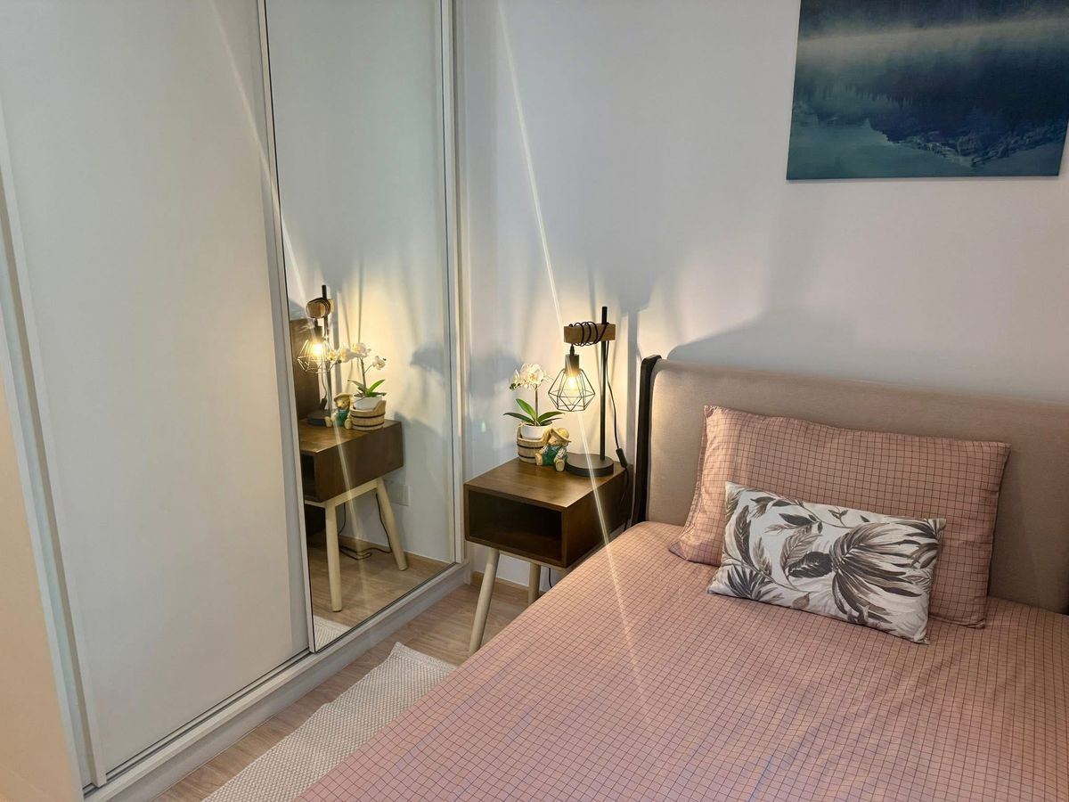 For RentCondoRatchadapisek, Huaikwang, Suttisan : For rent 📍 Noble Revolve Ratchada 2 📍 2 bedrooms, 2 bathrooms, fully furnished and equipped, near MRT Cultural Center