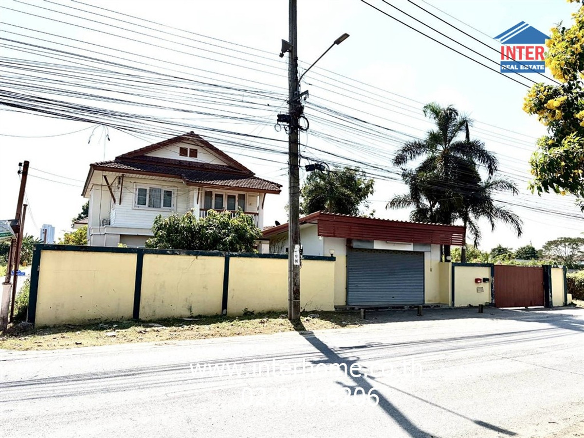 ขายบ้านนนทบุรี บางใหญ่ บางบัวทอง : บ้านเดี่ยว 2 ชั้น 231 ตร.ว. ซอยวัดสังฆทาน ติดถนน ตรงข้ามพฤกษา54 นนทบุรี เมืองนนทบุรี นนทบุรี