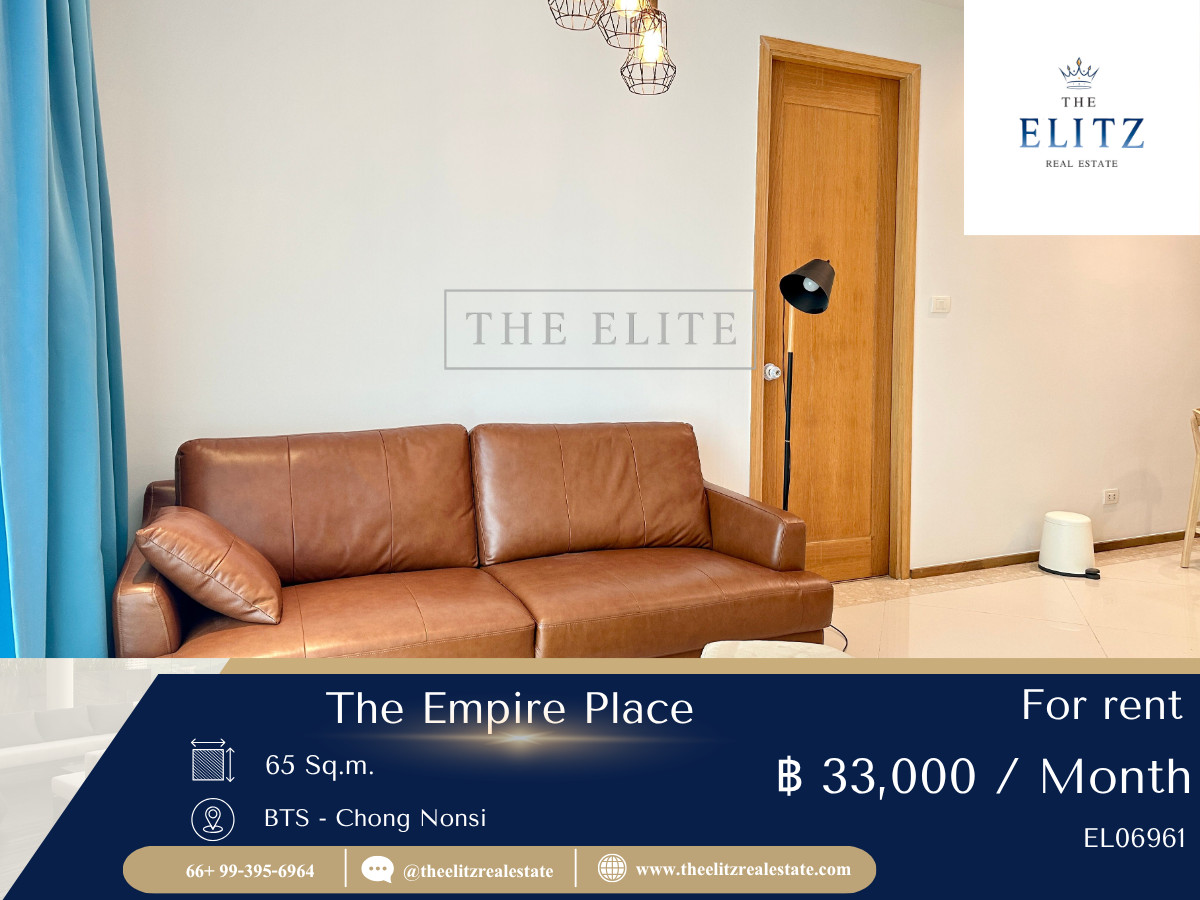 ให้เช่าคอนโดสาทร นราธิวาส : ✨ For Rent: The Empire Place | Rare Unit ห้องแรร์สวย ครบครัน ทำเลใจกลางสาทรพร้อมเข้าอยู่ 💖