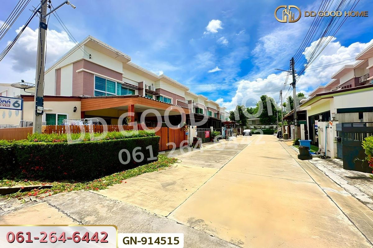 For SaleTownhomePathum Thani,Rangsit, Thammasat : GN-914515 Townhomes at Novo Ville Bangkok-Pathum Thani, near Pathum Thani City Hall