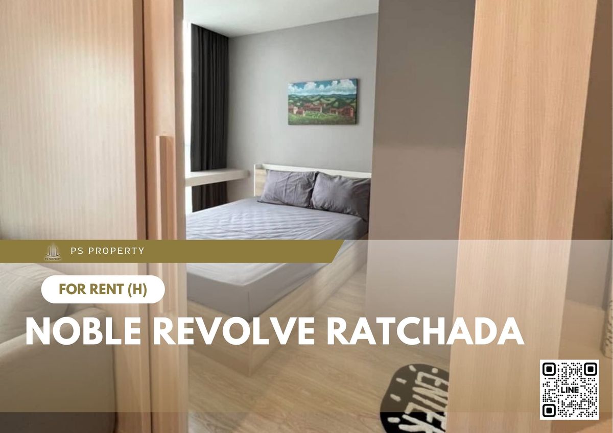 For RentCondoRatchadapisek, Huaikwang, Suttisan : For rent 🔥 Noble Revolve Ratchada 🔥 Fully furnished and equipped, near MRT Cultural Center