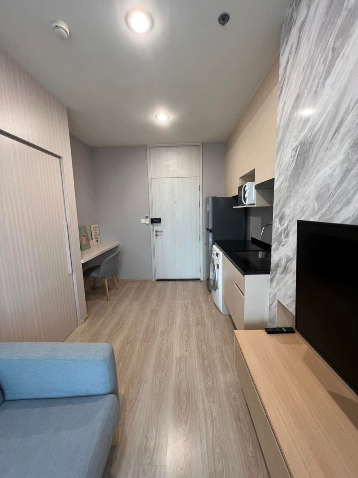 For RentCondoRatchadapisek, Huaikwang, Suttisan : For rent 🔥 Noble Revolve Ratchada 🔥 Fully furnished and equipped, near MRT Cultural Center