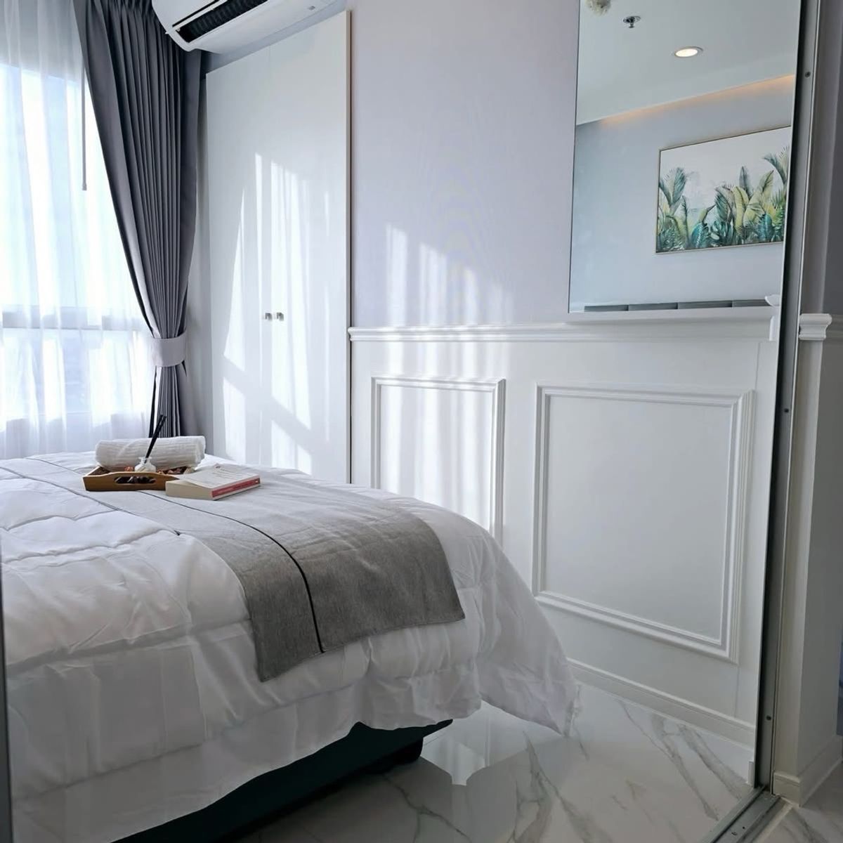 For SaleCondoPattaya, Bangsaen, Chonburi : 📍 Lumpini Seaview Jomtien (Lumpini Seaview Jomtien)Building D, 26th floor | Full sea view