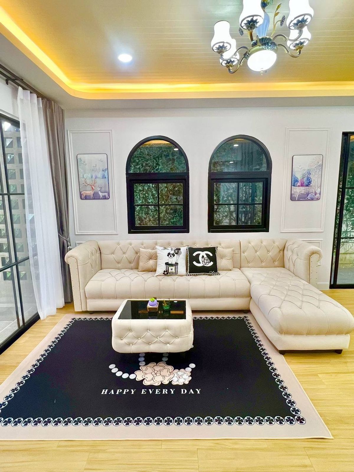 For SaleTownhomePathum Thani,Rangsit, Thammasat : House for sale, 2 -story townhome, The Trust Town, Ring Road - Luk Kali Liab Khlong Hok, area 27.8 square wah, 3 bedrooms, Bueng Kham Phrui Subdistrict, Lam Luk Ka District, Pathum Thani Province