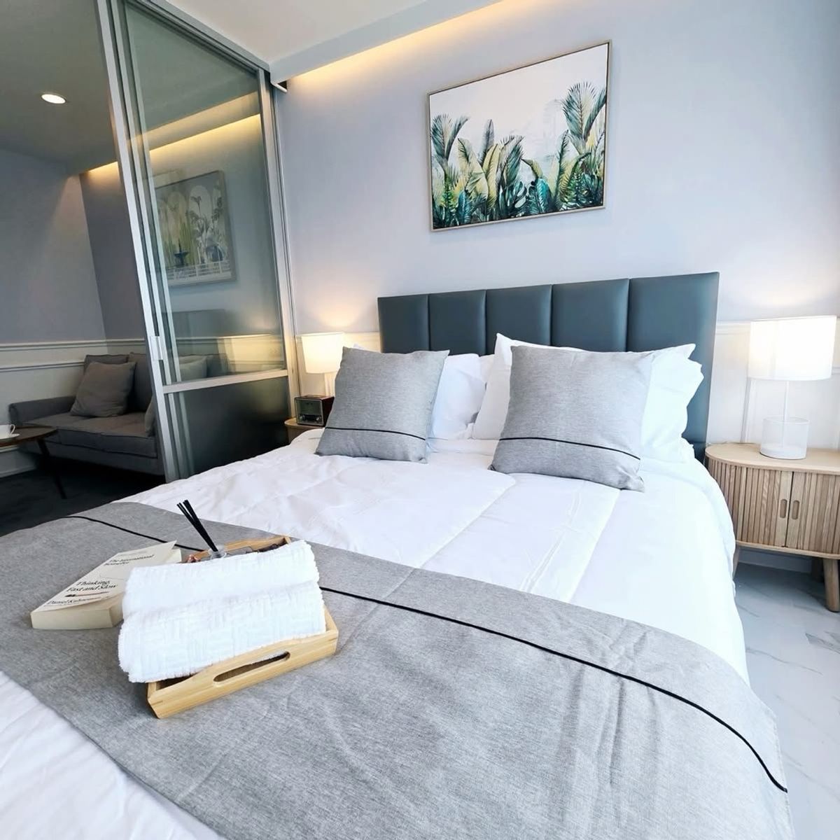 For SaleCondoPattaya, Bangsaen, Chonburi : 📍 Lumpini Seaview Jomtien (Lumpini Seaview Jomtien)Building D, 26th floor | Full sea view