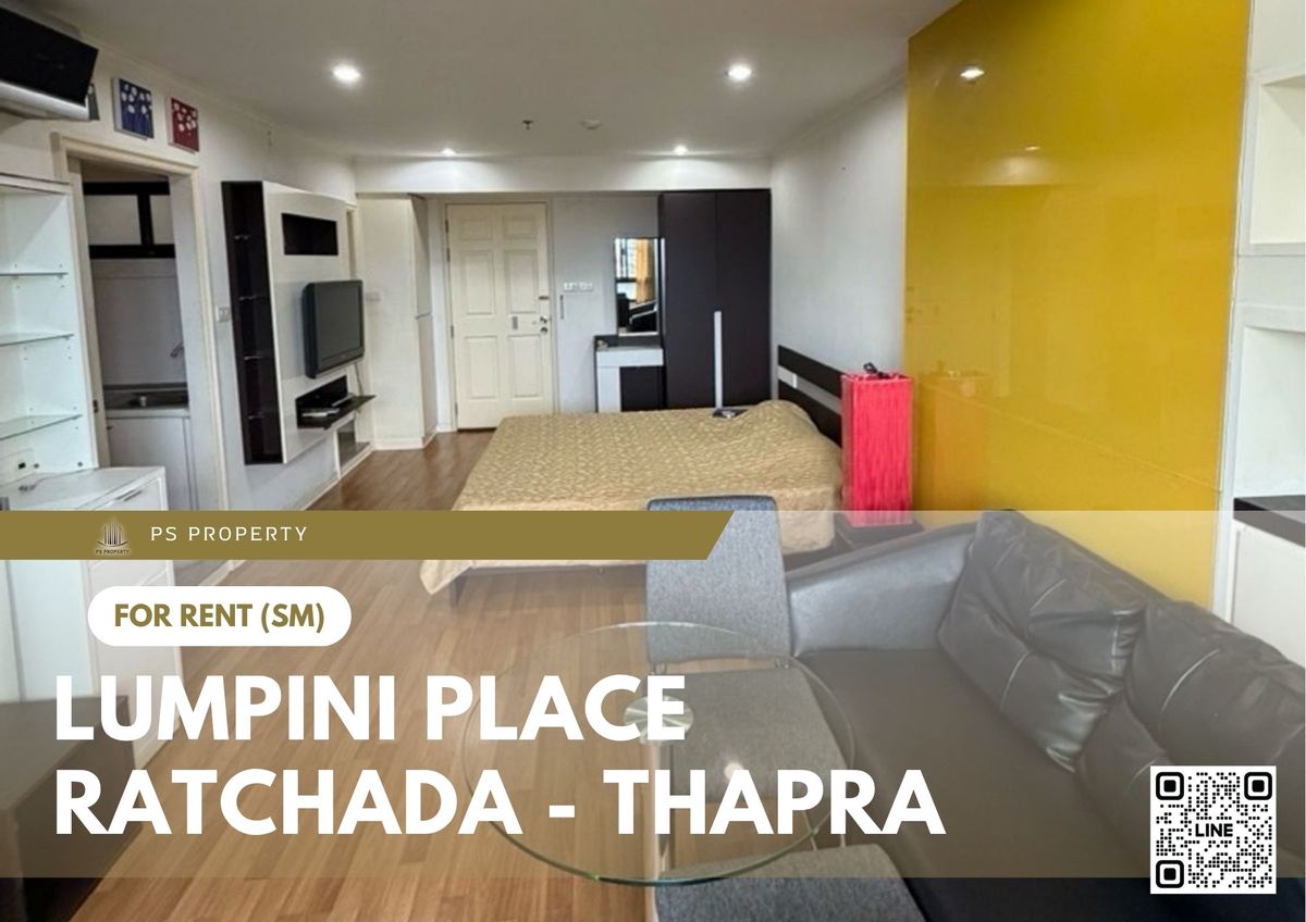 For RentCondoThaphra, Talat Phlu, Wutthakat : For rent ✨ Lumpini Place Ratchada - Thapra ✨ Fully furnished and equipped, near BRT Ratchaphruek