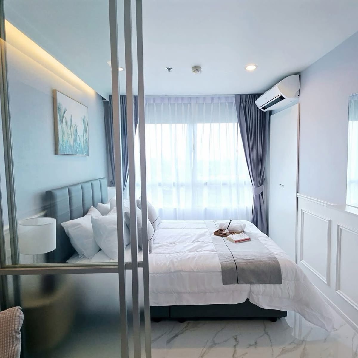 For SaleCondoPattaya, Bangsaen, Chonburi : 📍 Lumpini Seaview Jomtien (Lumpini Seaview Jomtien)Building D, 26th floor | Full sea view