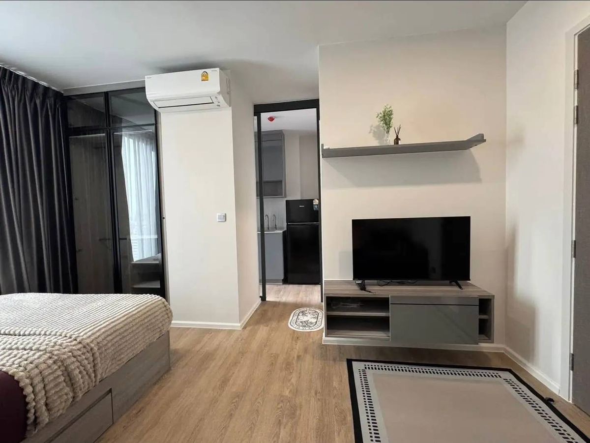 For RentCondoRamkhamhaeng, Hua Mak : For rent ✨ Modiz Rhyme Ramkhamhaeng ✨ Fully furnished and equipped, near MRT Ramkhamhaeng