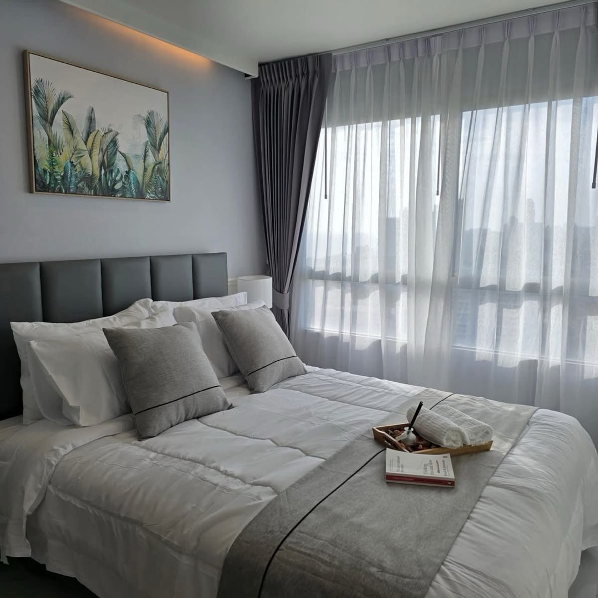 For SaleCondoPattaya, Bangsaen, Chonburi : 📍 Lumpini Seaview Jomtien (Lumpini Seaview Jomtien)Building D, 26th floor | Full sea view