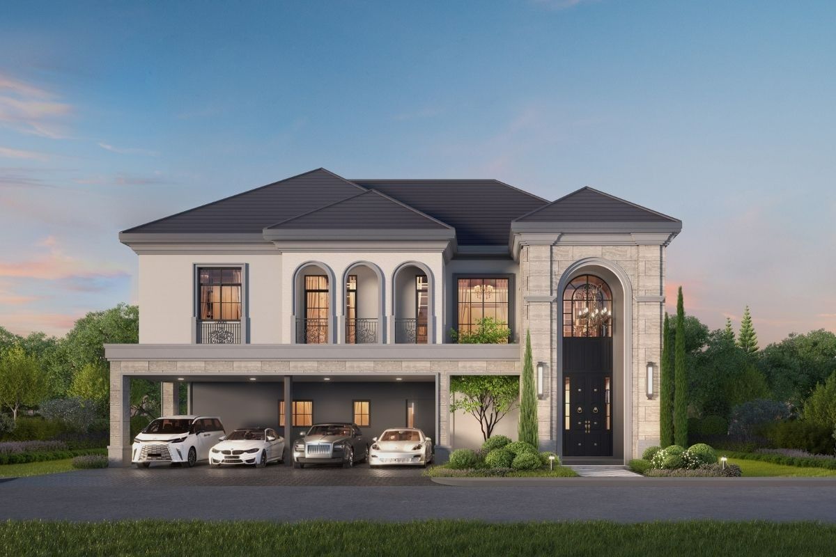 For SaleHousePattanakan, Srinakarin : Luxury Living - THE PALAZZO กรุงเทพกรีฑา บ้านหรู Ultimate Class (Type: AURELINE)