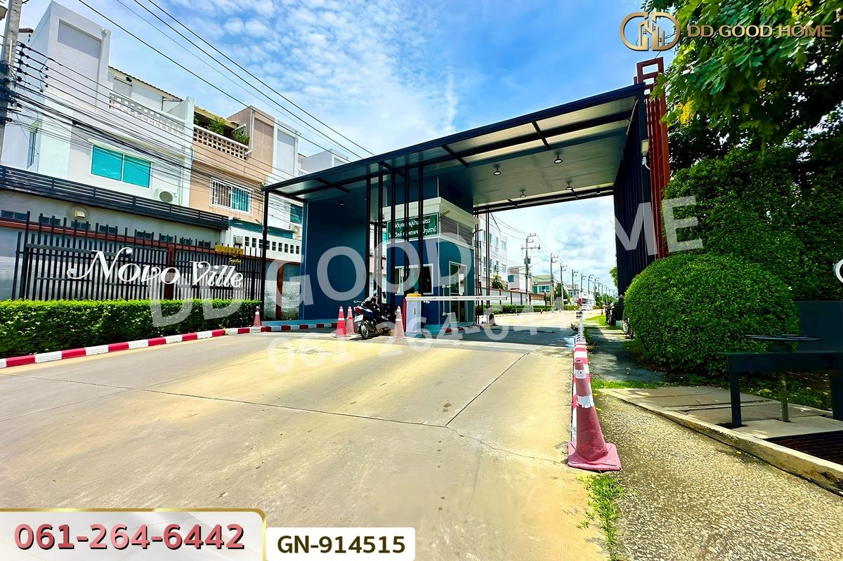For SaleTownhomePathum Thani,Rangsit, Thammasat : GN-914515 Townhomes at Novo Ville Bangkok-Pathum Thani, near Pathum Thani City Hall