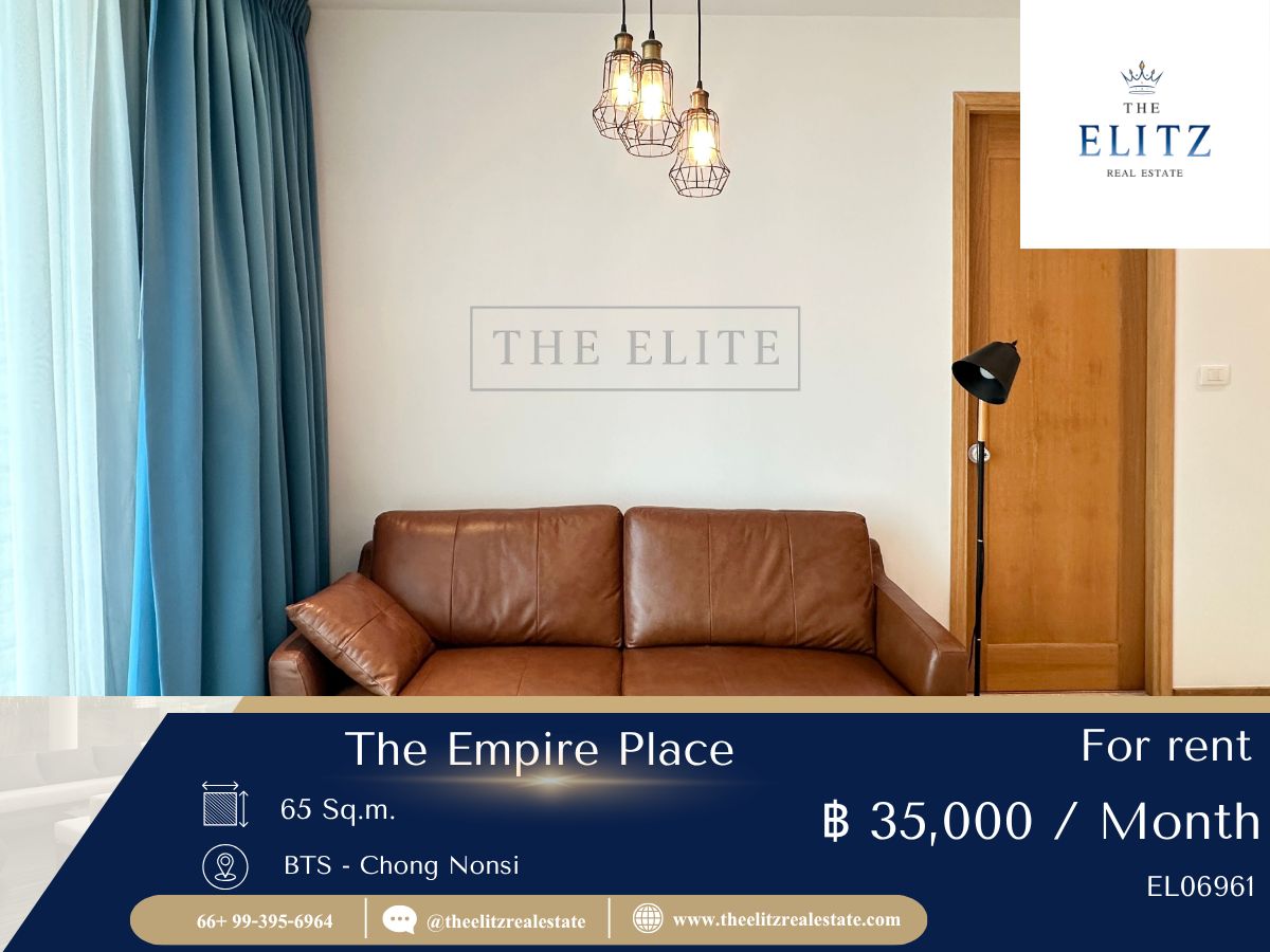 ให้เช่าคอนโดสาทร นราธิวาส : ✨ For Rent: The Empire Place | Rare Unit ห้องแรร์สวย ครบครัน ทำเลใจกลางสาทรพร้อมเข้าอยู่ 💖