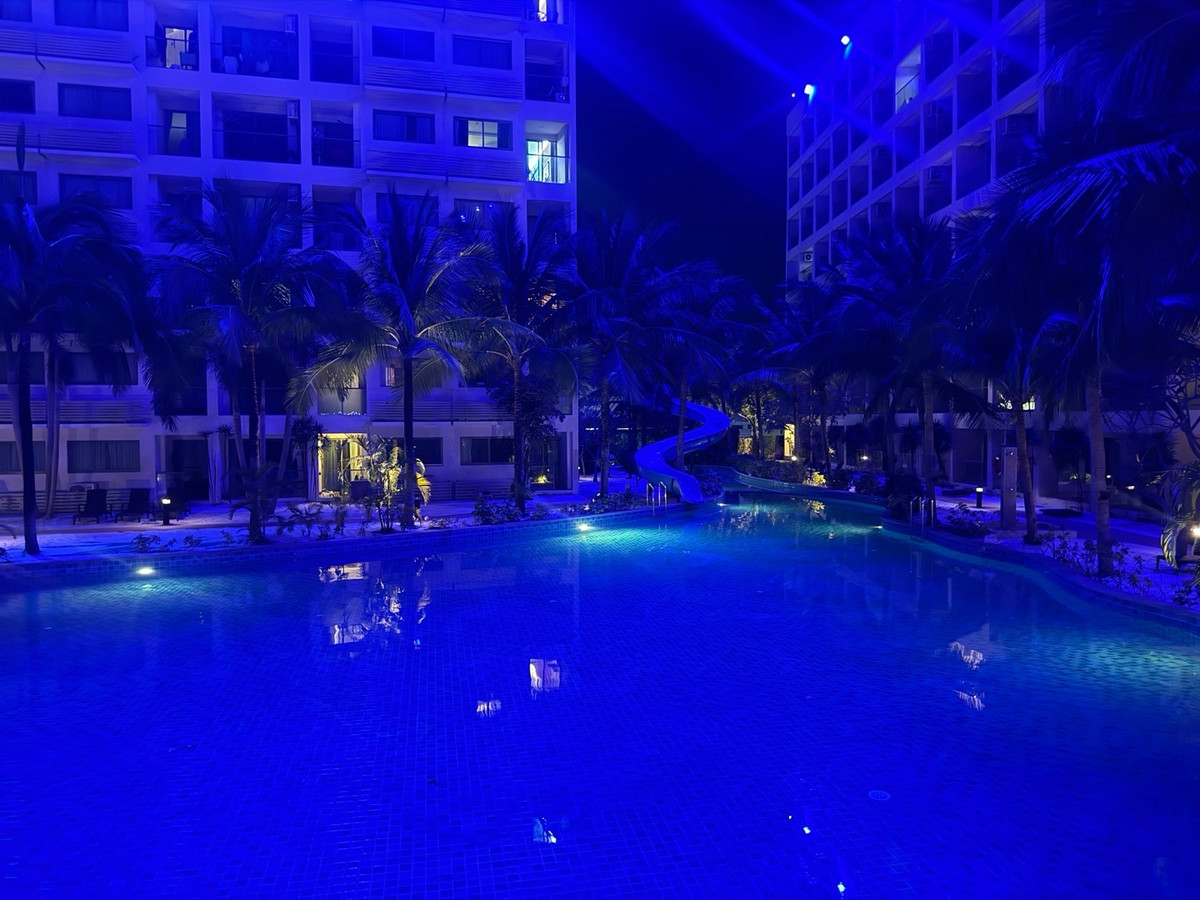 For RentCondoPattaya, Bangsaen, Chonburi : Condo For rent, Laguna Beach 3 Maldives, Pattaya 1bed 1 bath near Jomtien Beach size 24.42sqm. poolview