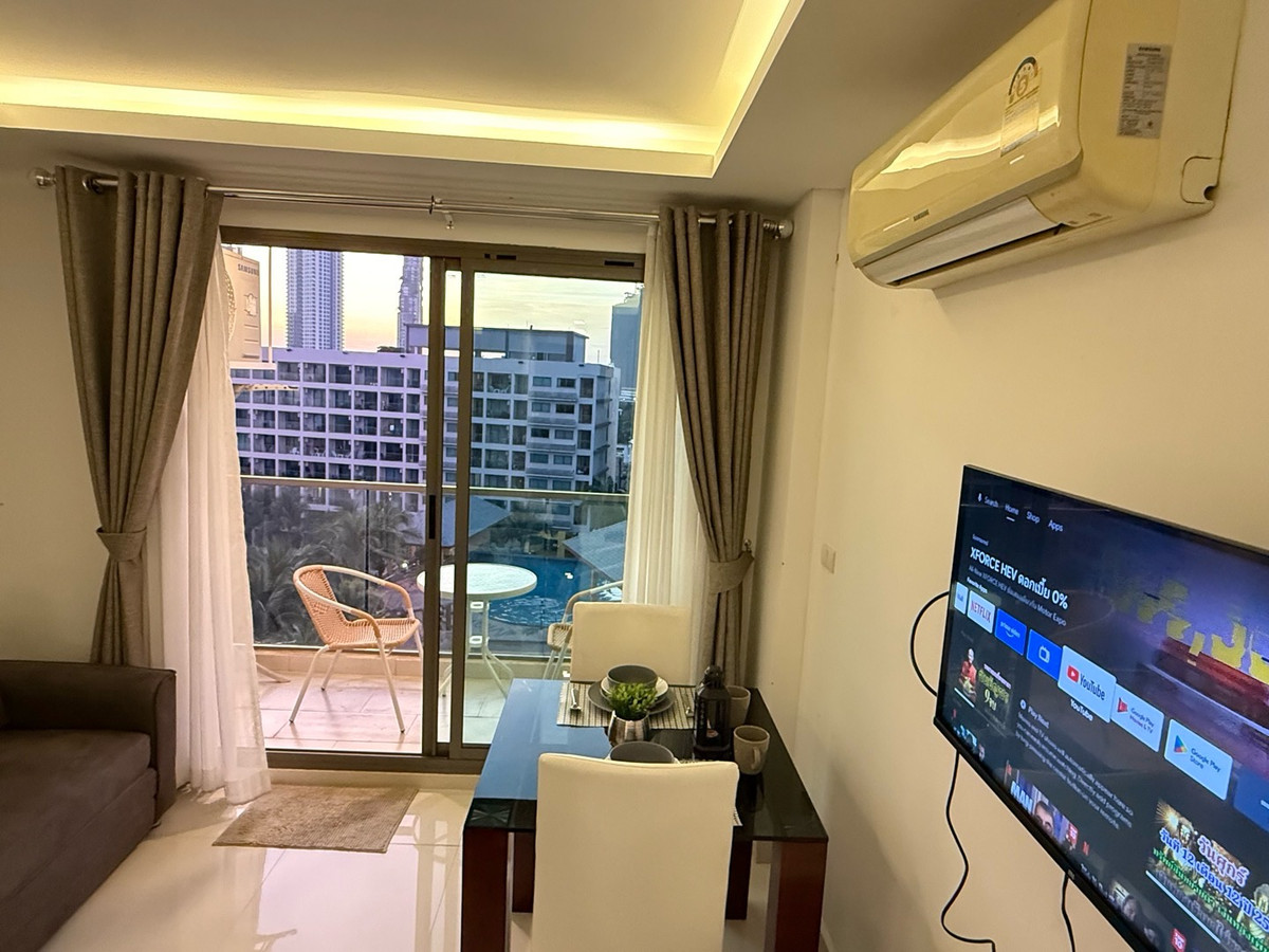 For RentCondoPattaya, Bangsaen, Chonburi : Condo For rent, Laguna Beach 3 Maldives, Pattaya 1bed 1 bath near Jomtien Beach size 24.42sqm. poolview