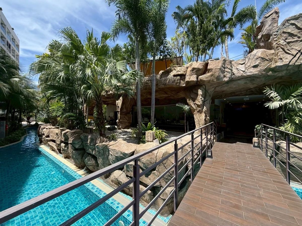 For RentCondoPattaya, Bangsaen, Chonburi : Condo For rent, Laguna Beach 3 Maldives, Pattaya 1bed 1 bath near Jomtien Beach size 24.42sqm. poolview