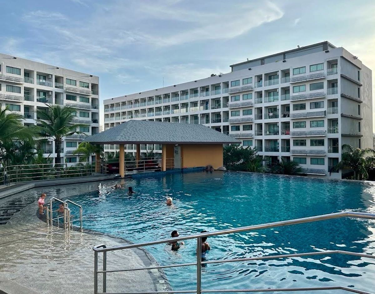 For RentCondoPattaya, Bangsaen, Chonburi : Condo For rent, Laguna Beach 3 Maldives, Pattaya 1bed 1 bath near Jomtien Beach size 24.42sqm. poolview