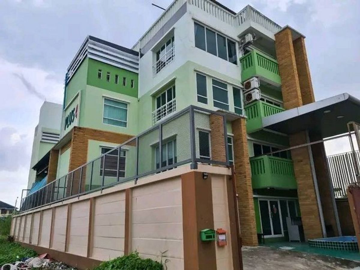 For RentHome OfficeOnnut, Udomsuk : HR2897 4 -story office for rent, Soi On Nut 66, convenient to travel, suitable for office Near the yellow line