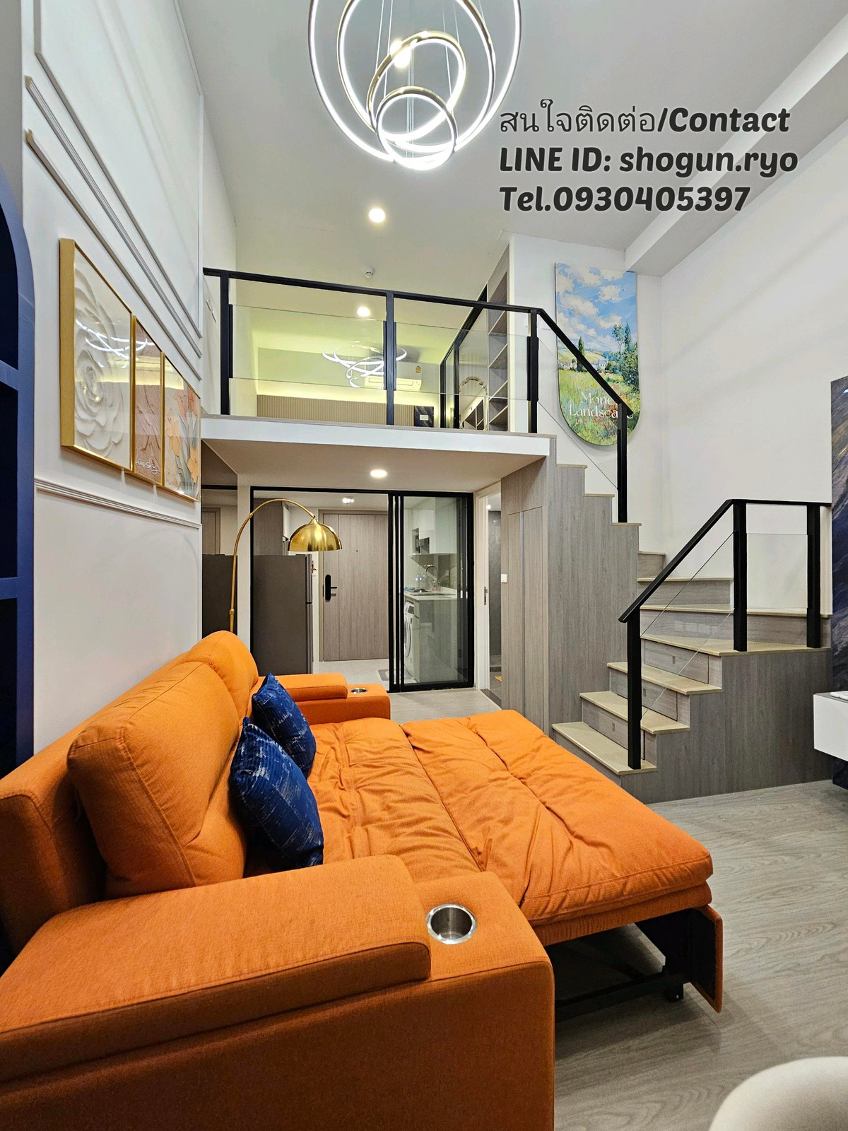 ให้เช่าคอนโดลาดพร้าว101 แฮปปี้แลนด์ : 🔥🚝 คอนโด 2 ชั้น แต่งสวย walk-in closet กว้าง 41 ตรม. ออริจิ้น ปลั๊ก แอนด์เพลย์ รามคำแหง ทริปเปิล สเตชั่น (ราม103), ส่วนกลางพาโนรามา 360 องศา! ใกล้เดอะมอลล์บางกะปิ, รถไฟฟ้า 3 สาย