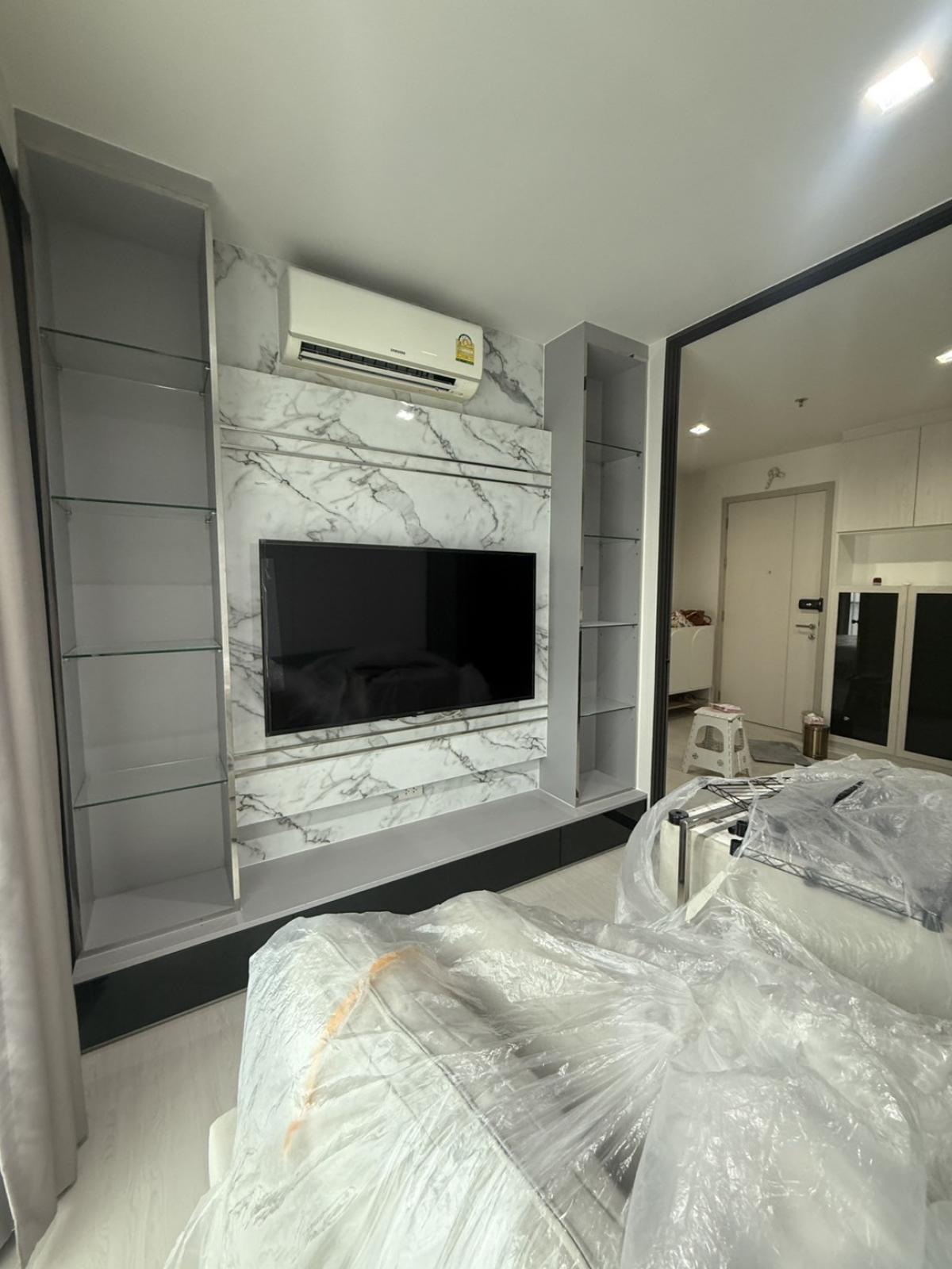 ให้เช่าคอนโดอ่อนนุช อุดมสุข : ให้เช่า condo@Life 48 ขนาด 39 ตรม. (1bed plus)ชั้น17 ตึก Sห้องตกแต่งใหม่ พร้อมเข้าอยู่