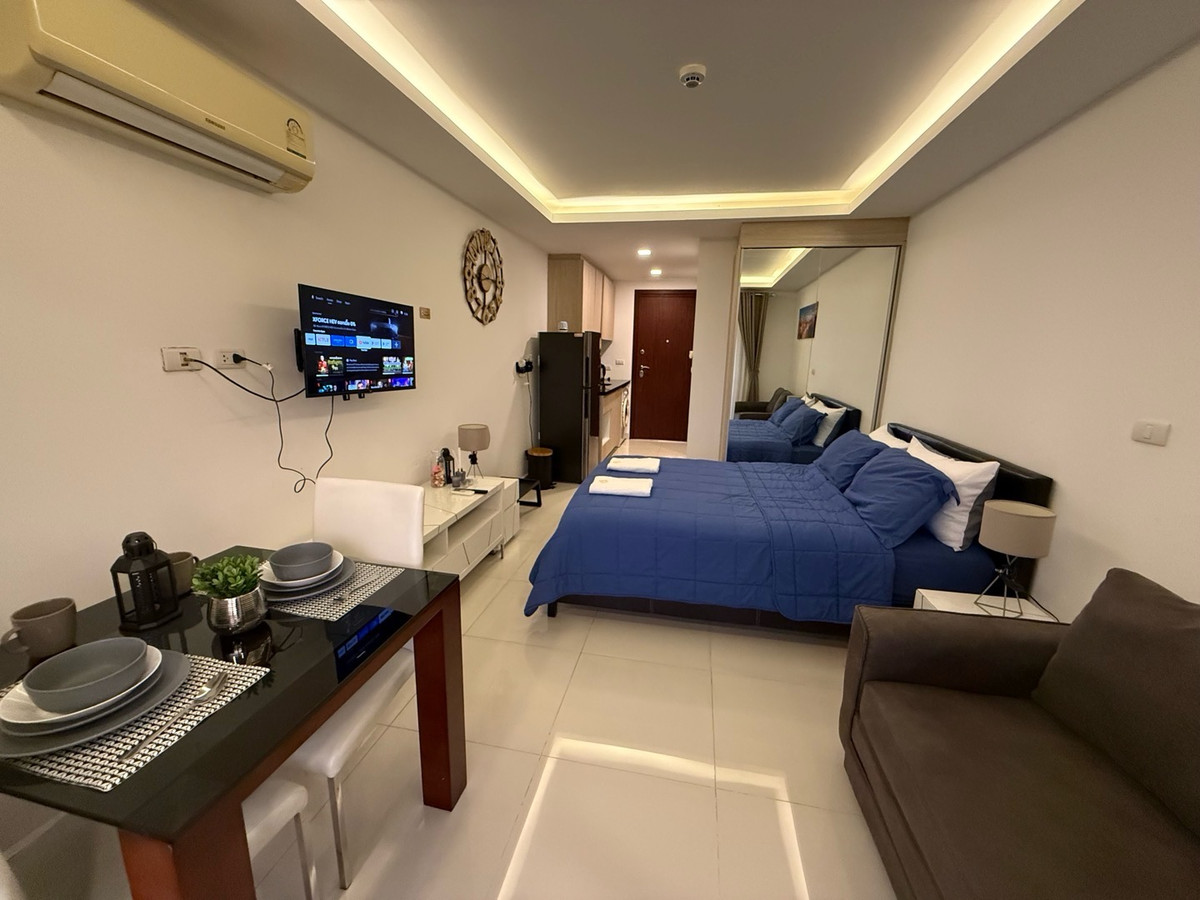 For RentCondoPattaya, Bangsaen, Chonburi : Condo For rent, Laguna Beach 3 Maldives, Pattaya 1bed 1 bath near Jomtien Beach size 24.42sqm. poolview