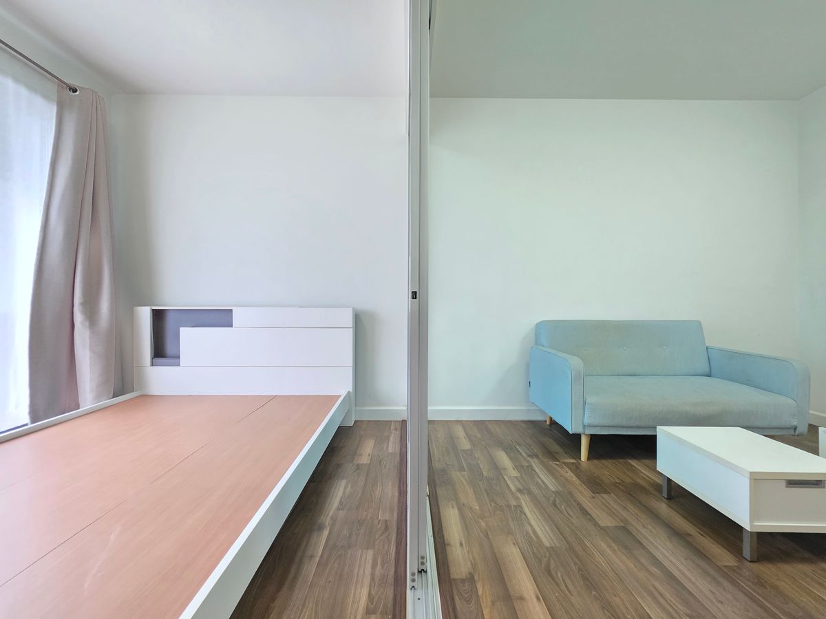 For SaleCondoOnnut, Udomsuk : K-6563 Urgent sale! Condo A Space Me Sukhumvit 77 is ready to be near the cheapest BTS Sri Nuch in the project.