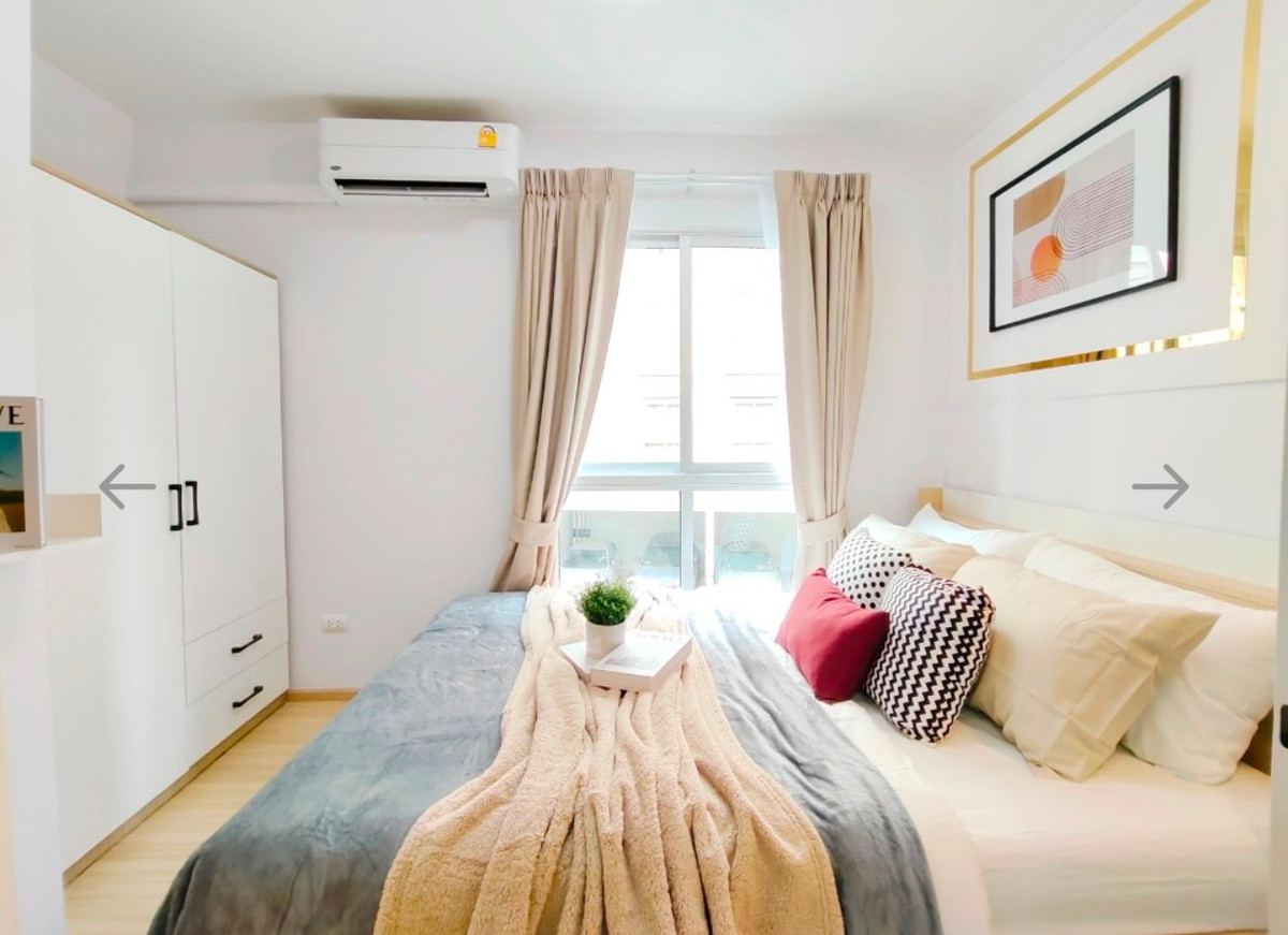 For RentCondoChaengwatana, Muangthong : Plam Condo Rental, Mix Chaengwattana, Phase 4 Building D, 2nd floor, room size 26.5 sq. Mm, available