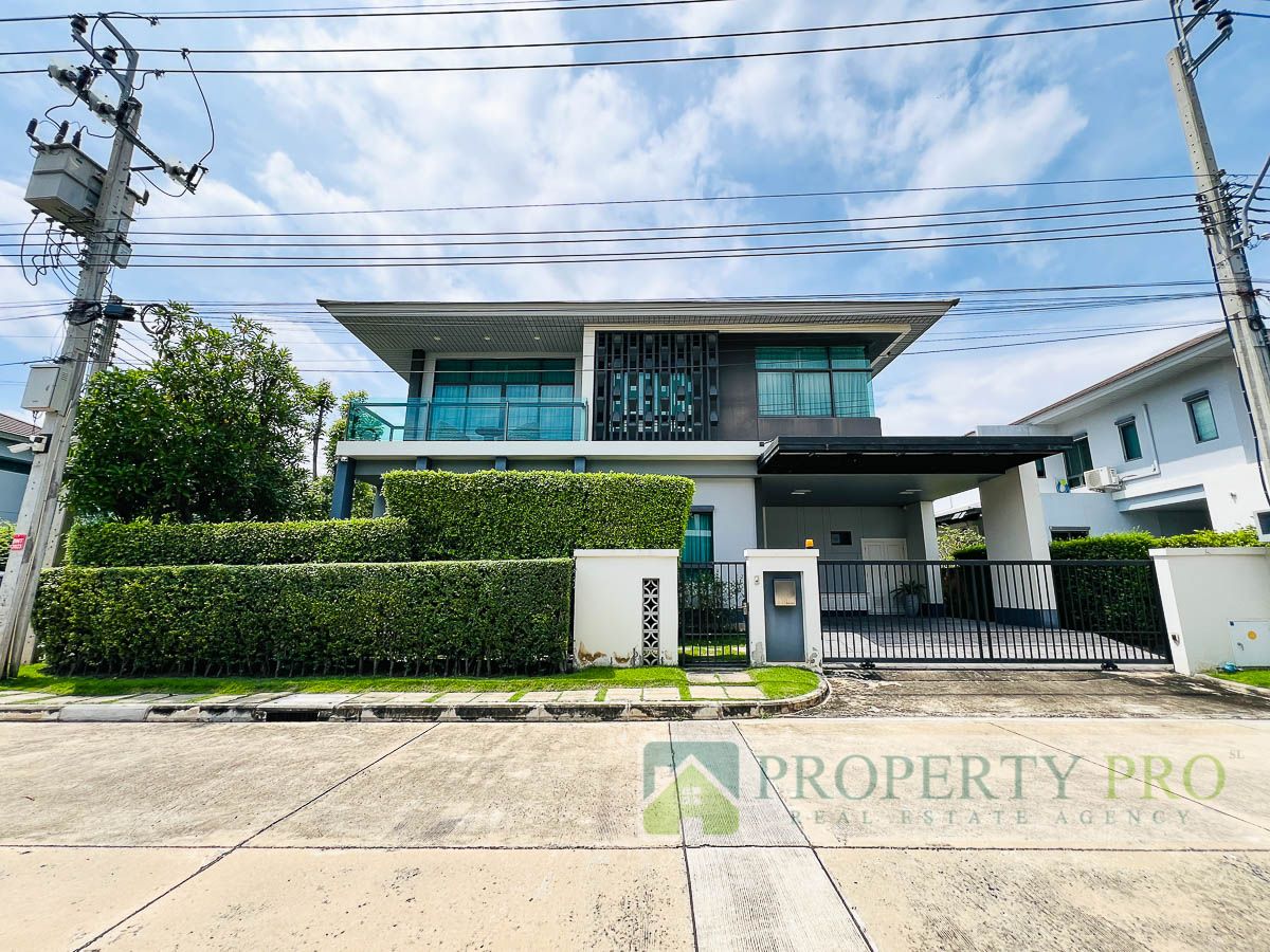 For SaleHousePattanakan, Srinakarin : House for Sale Setthasiri Pattanakarn, 4 bedroom 78 sqw 260 sqm Near Suvarnabhumi Airport, Onnut, Prawet, Chaloem Phrakiat Rama 9, Lat Krabang : SL25S-021