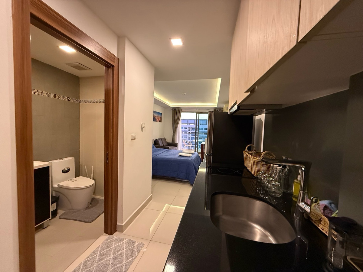 For RentCondoPattaya, Bangsaen, Chonburi : Condo For rent, Laguna Beach 3 Maldives, Pattaya 1bed 1 bath near Jomtien Beach size 24.42sqm. poolview