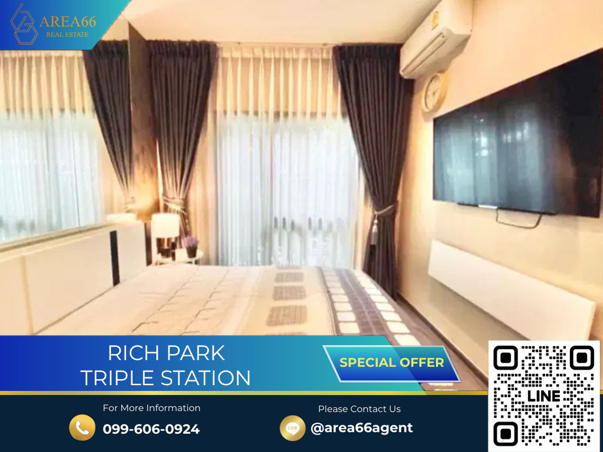 For SaleCondoPattanakan, Srinakarin : 🔥 For sale !! Rich Park Triple Station Condo