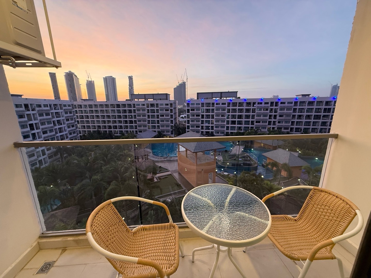 For RentCondoPattaya, Bangsaen, Chonburi : Condo For rent, Laguna Beach 3 Maldives, Pattaya 1bed 1 bath near Jomtien Beach size 24.42sqm. poolview