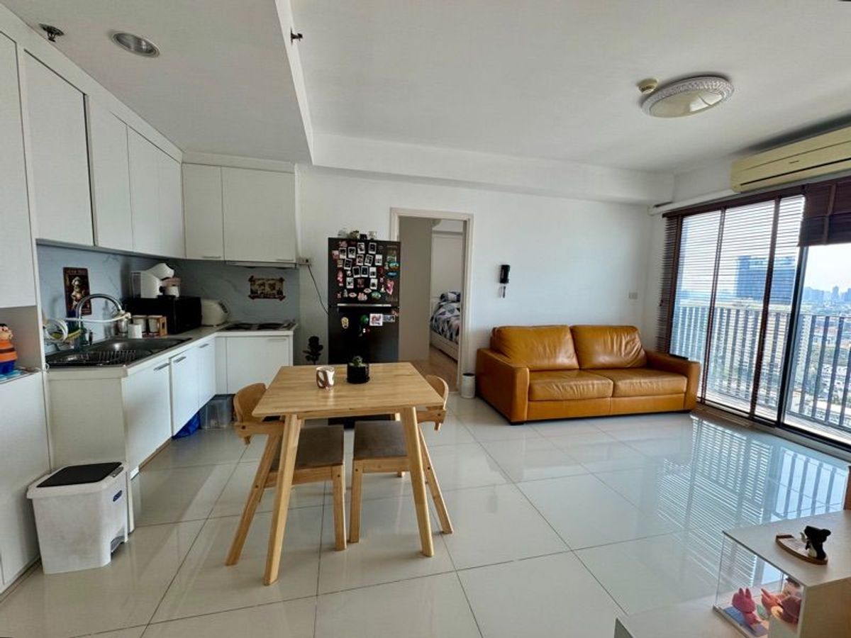 For SaleCondoRamkhamhaeng, Hua Mak : 55.68 sqm, 2 bedrooms, 2 water, Building B, Floor 23, Fuse Mobius, Ramkhamhaeng-Khlong Tan