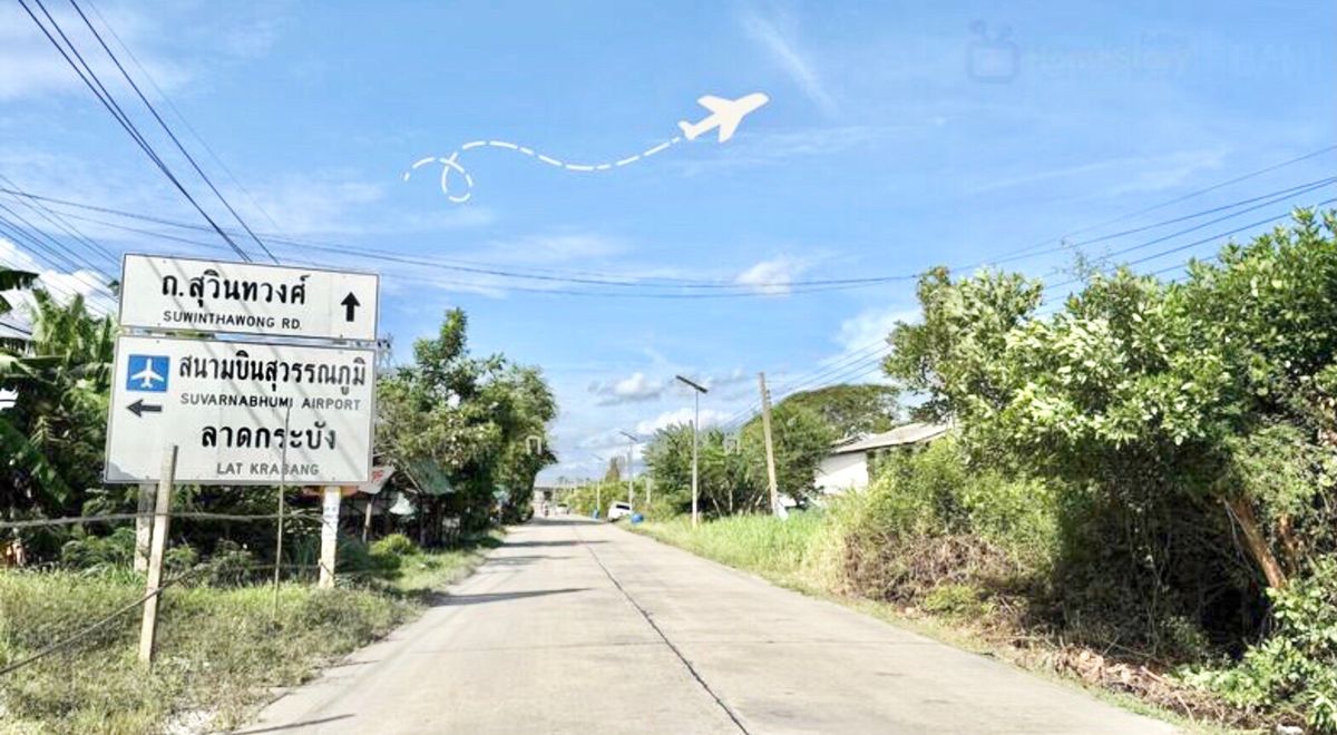 For SaleFactoryLadkrabang, Suwannaphum Airport : Land for sale, purple, developed With a factory building The owner is a German engineer. Design by yourself. Download trailer. Near motorway Near Suvarnabhumi Airport