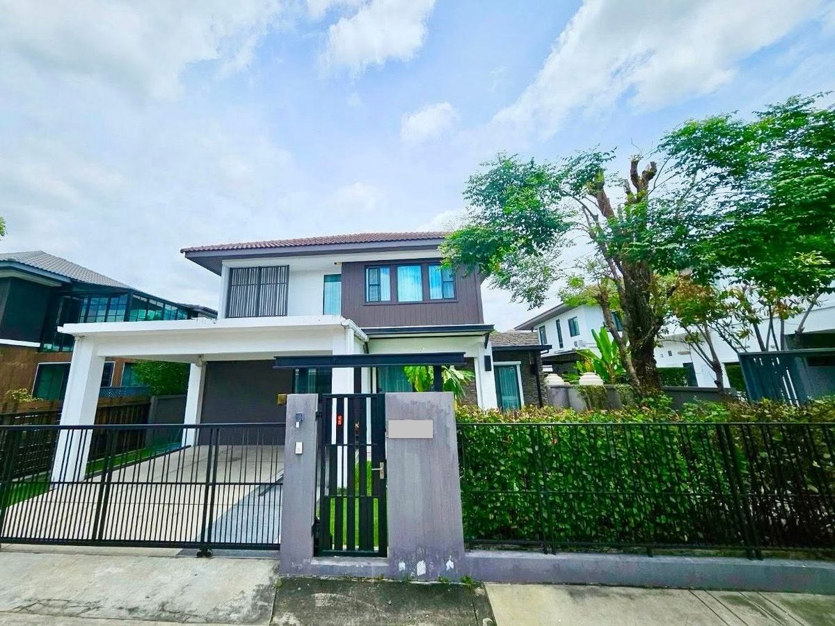 ให้เช่าบ้านบางนา แบริ่ง ลาซาล : ให้เช่า 70.1ตรว 4นอน3น้ำ บ้านเดี่ยว 2 ชั้น มัณฑนา บางนา กม7  