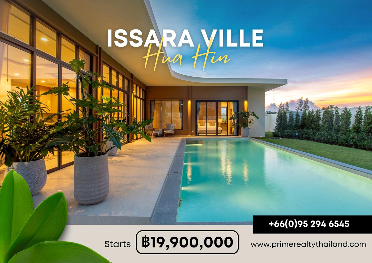 For SaleHuahin, Prachuap Khiri Khan, Pran Buri : Issara Ville Hua Hin by Charn Issara is ready to move in 