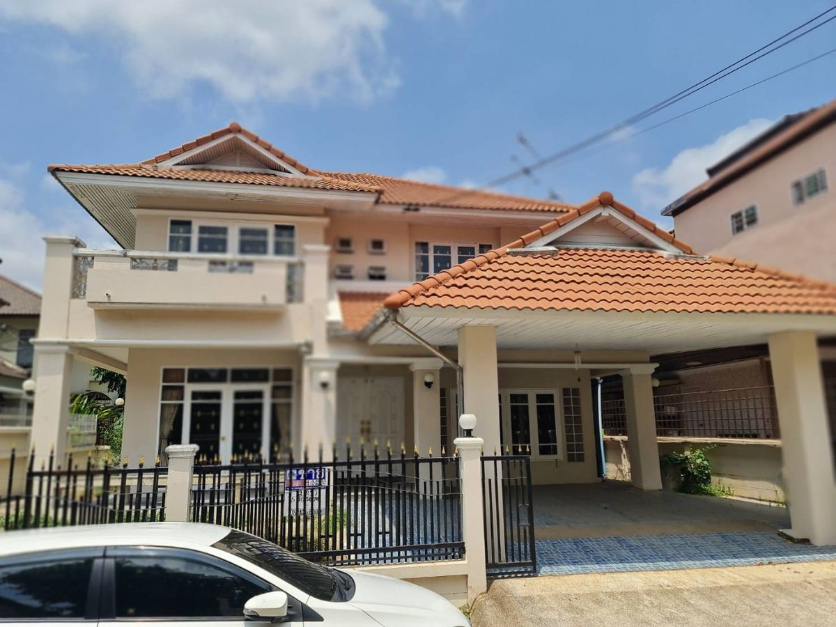 For SaleHouseMin Buri, Romklao : House for sale The whole new renovation Perfect Place Ramkhamhaeng Village 164, area 72 sq.w.