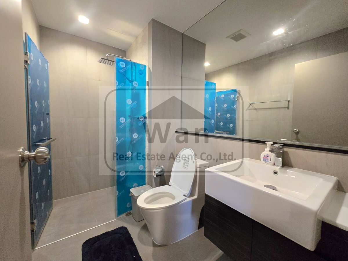 For RentCondoRattanathibet, Sanambinna : For rent Politan Aqua by the river, 1 bedroom view, complete with