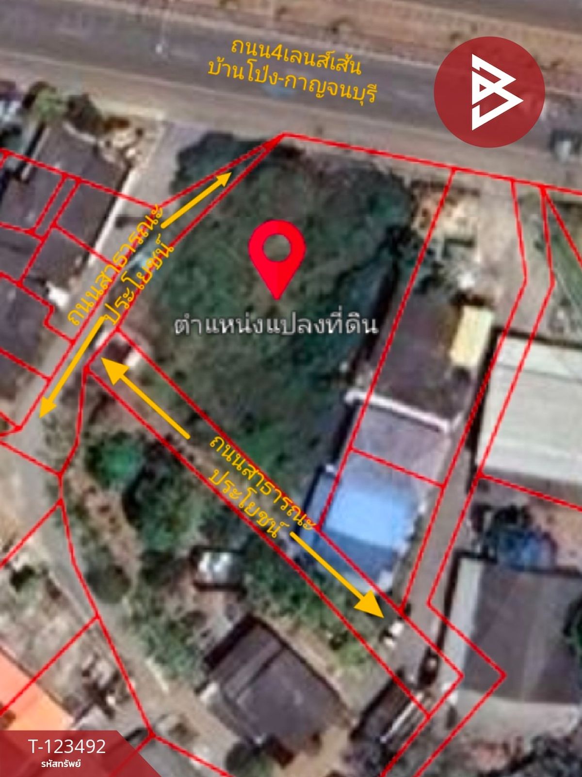 For SaleLandRatchaburi : Land for sale, area 2 jobs, 3 sq.w., Ban Pong, Ratchaburi
