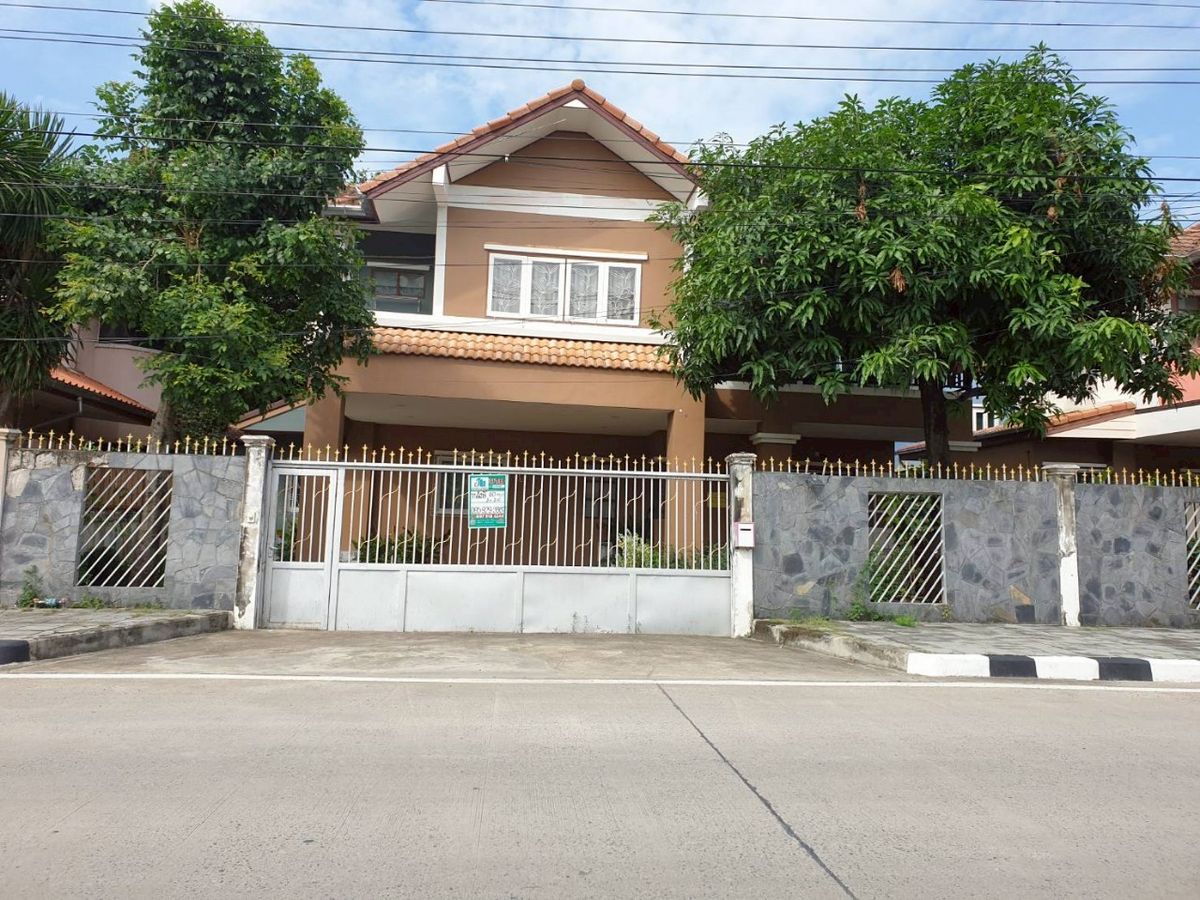 For SaleHouseMin Buri, Romklao : Single house on the road, Soi Bueng Kwang, 60 sq.what, Wapawan Home, suitable for home offices, Renovate shops.