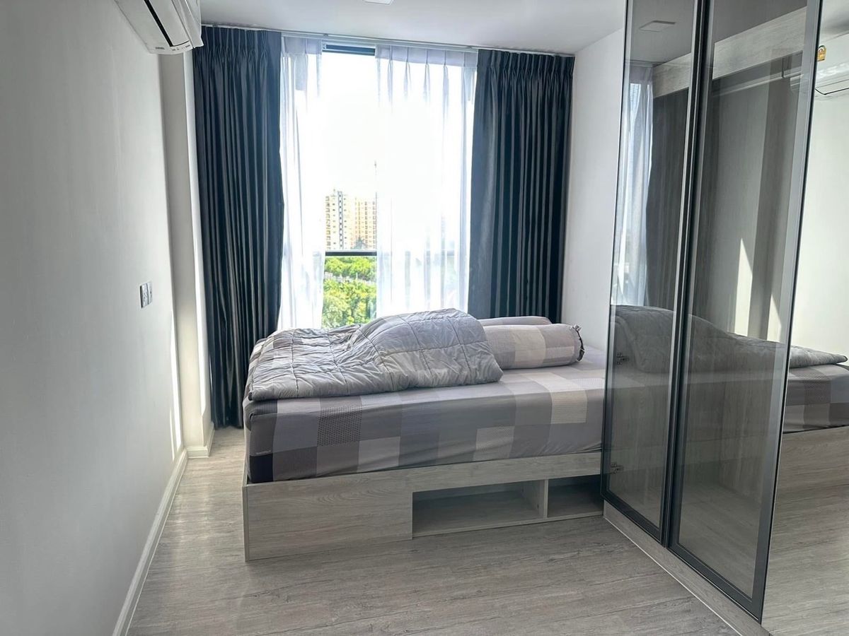 For RentCondoBangna, Bearing, Lasalle : Condo for rent atmoz Tropicana Bangna (Atmos Tropica Bangna) Room size: 28 sq.mons: 6 Building/Building: D Price: 10,000 baht. Nearby: Yellow Line