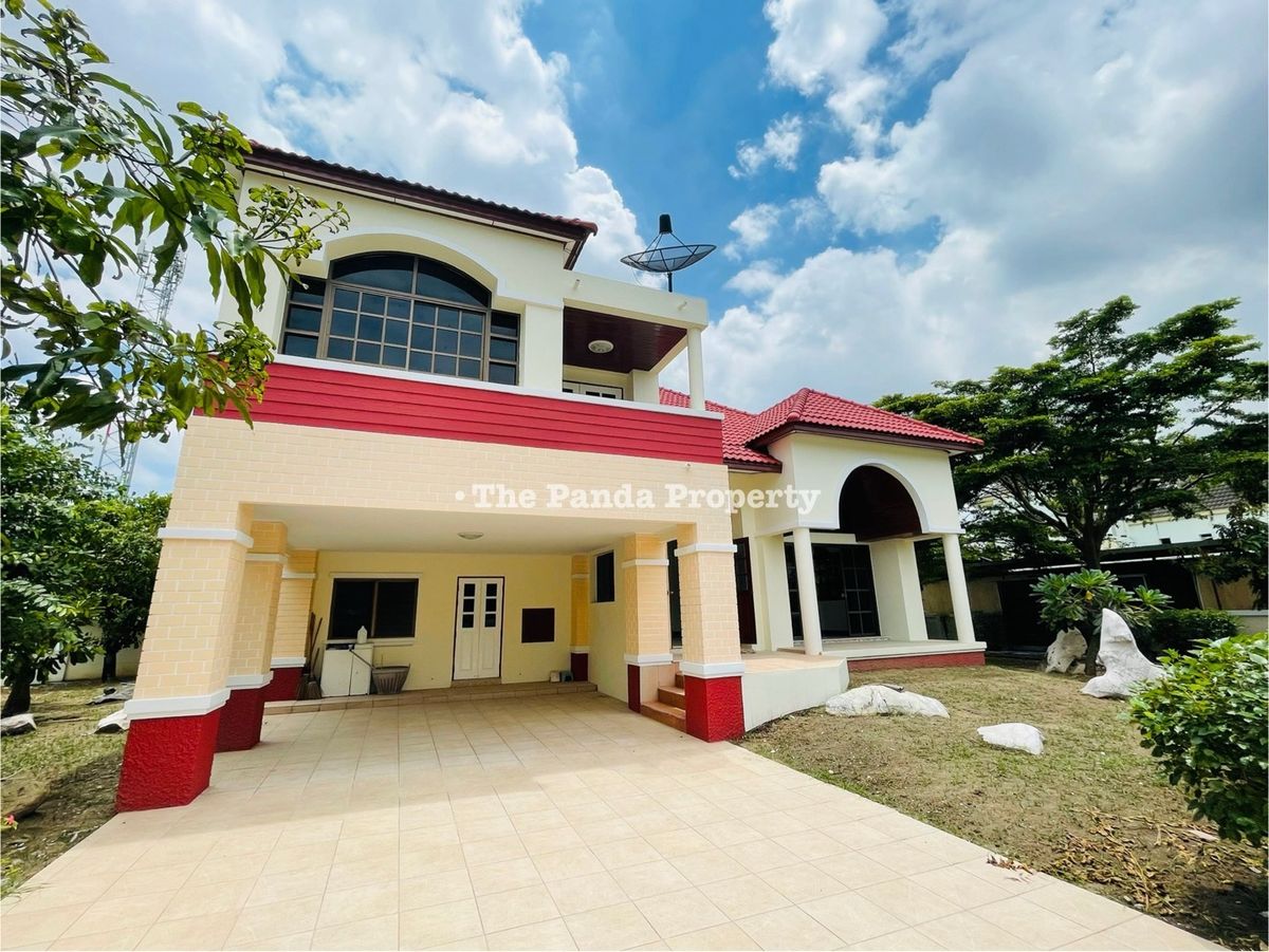 For SaleHouseSamut Prakan,Samrong : 🔥 Detached house 176 Sq. Srinakarin-Nam Daeng