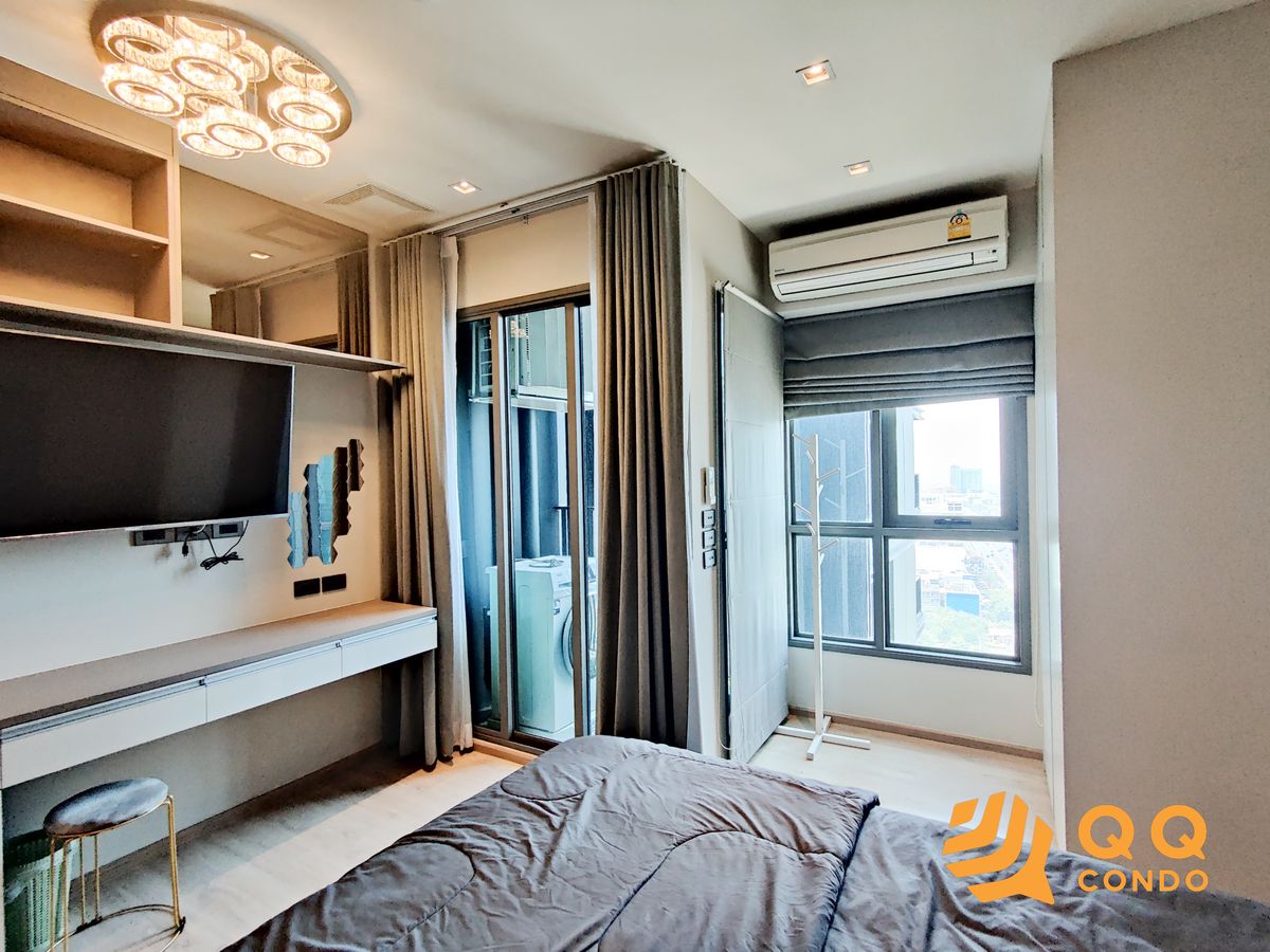 For RentCondoThaphra, Talat Phlu, Wutthakat : For rent  Whizdom Station Ratchada - Thapra  Studio 24 sq.m., Beautiful room, fully furnished.